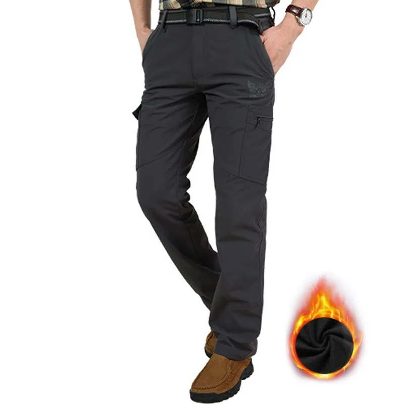 

Winter Thermal Hiking Hunting Clothes Men Military Tactical Army Training Cargo Pants Waterproof Outdoor Warm Sports Trousers