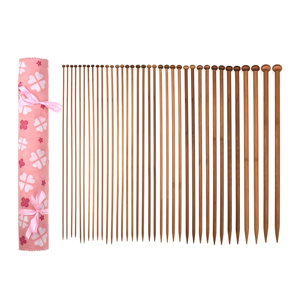 36 шт./компл. бамбуковые спицы для вязания крючком начинающих и профессиональных