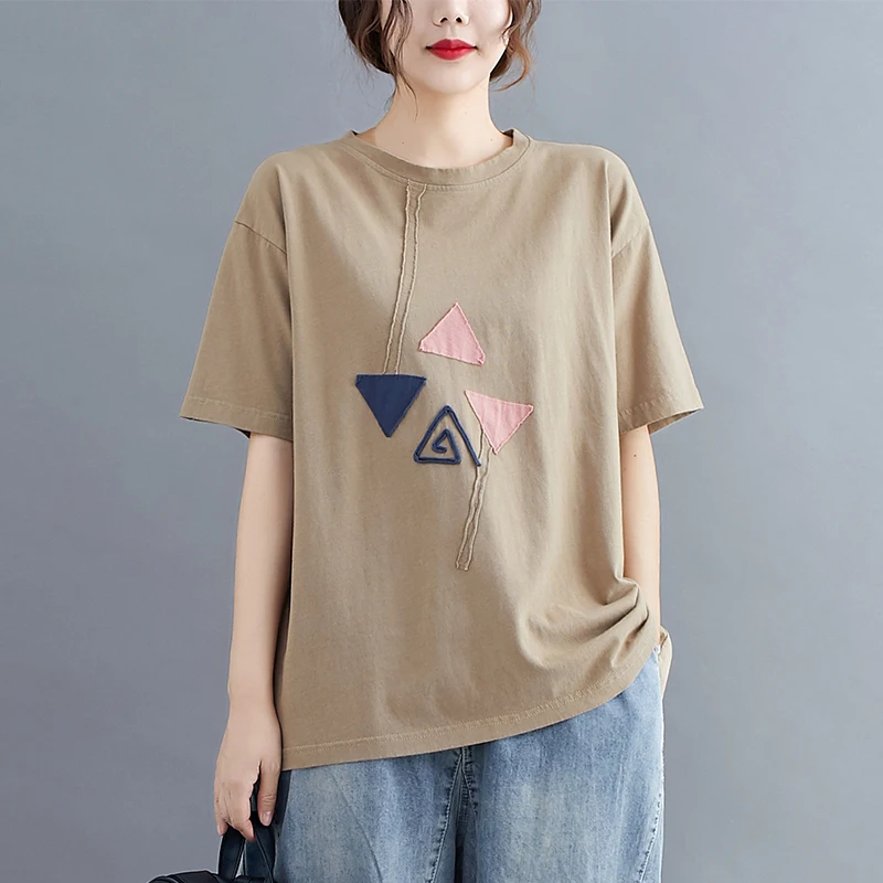 Часто LOVEwomen летняя футболка для лета Повседневная с коротким рукавом графическим