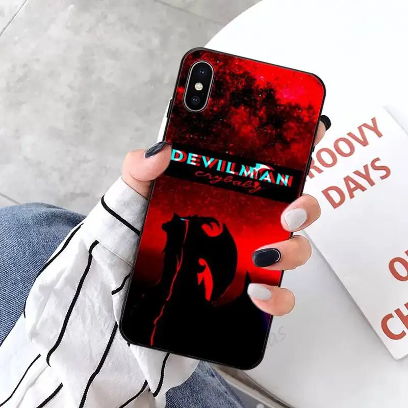 

Devilman Crybaby japanese anime Phone Case for iPhone 11 12 pro XS MAX 8 7 6 6S Plus X 5S SE 2020 XR Anti-fall mobile cover