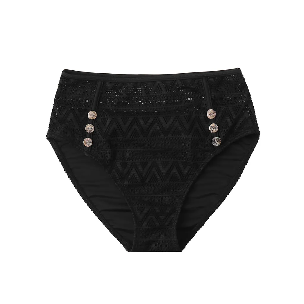 Купальники женские с высокой талией бикини рюшами купальник контролем живота