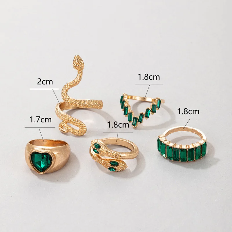 5 шт./комплект женские кольца в богемном стиле | Украшения и аксессуары