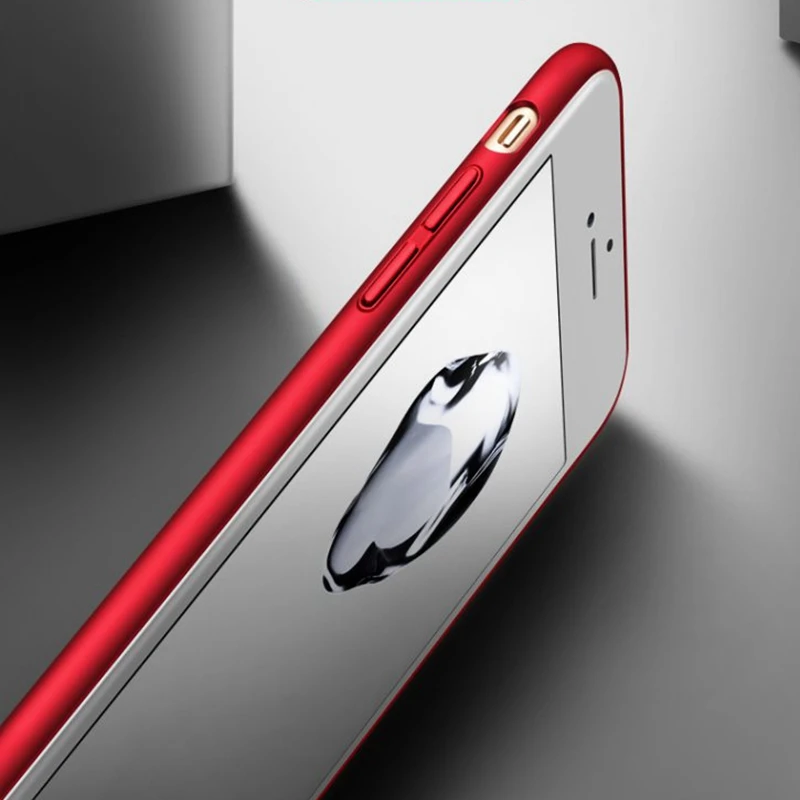 Ультратонкий чехол для iPhone 6 s Plus SE 2020 жесткий матовый из поликарбоната 7 8 X Xs Xr 11 12