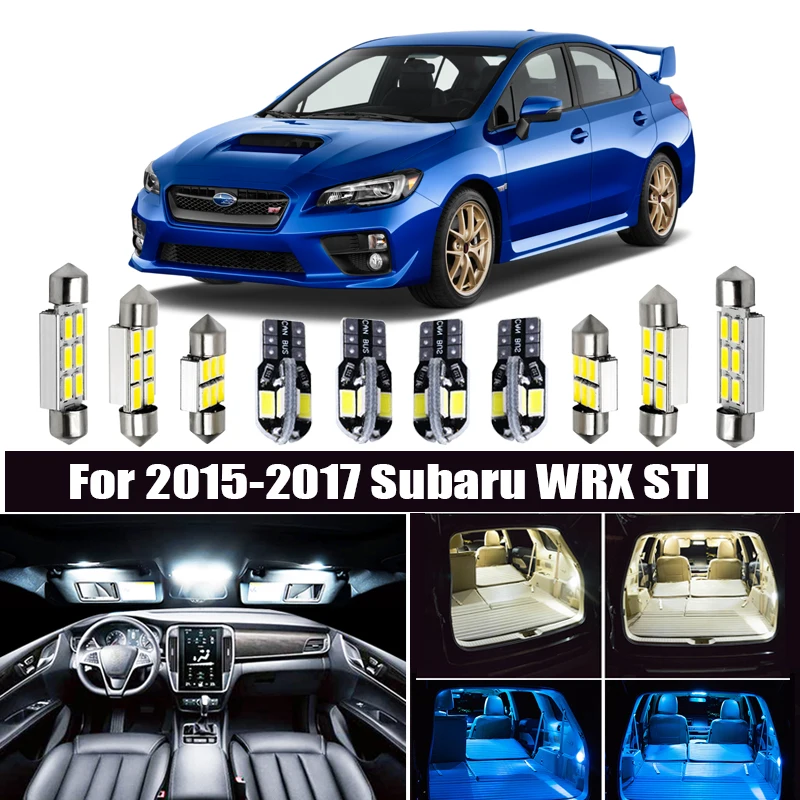 8 шт. белые светло голубые светодиодные лампы Canbus автомобильные внутренняя