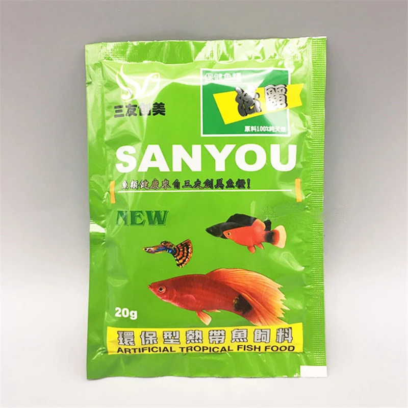 1 шт. (20 г) тропическая рыба декоративная маленького размера и еда для рыбы