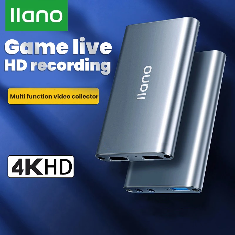 Совместимому с HDMI к USB3.0 адаптер 4K HD видео карта захвата 1080P игра в прямом эфире