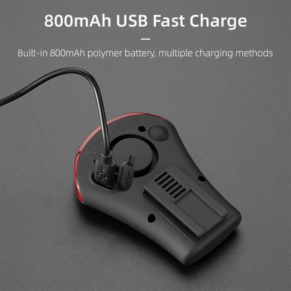 

Smart Brake Sensing Bike Rear Light Cycling Flashlight Waterproof LED USB Rechargeable Bicycle Saddle Seat post Taillight