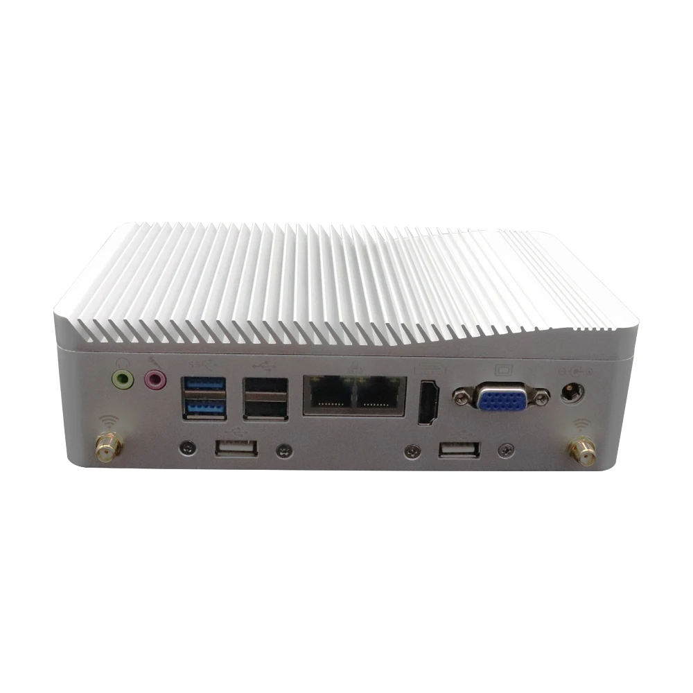 Eglobal безвентиляторный промышленный мини ПК J1900 Qaud Core Windows Pfsense маршрутизатор 2 * Intel
