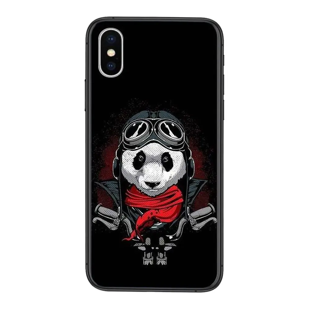 Дешевый чехол для Xiaomi Redmi 9 9A 9C 8A Pro Max K40 Plus Dog Ol Panda Black Funda Soft Prime Tpu Back on.
