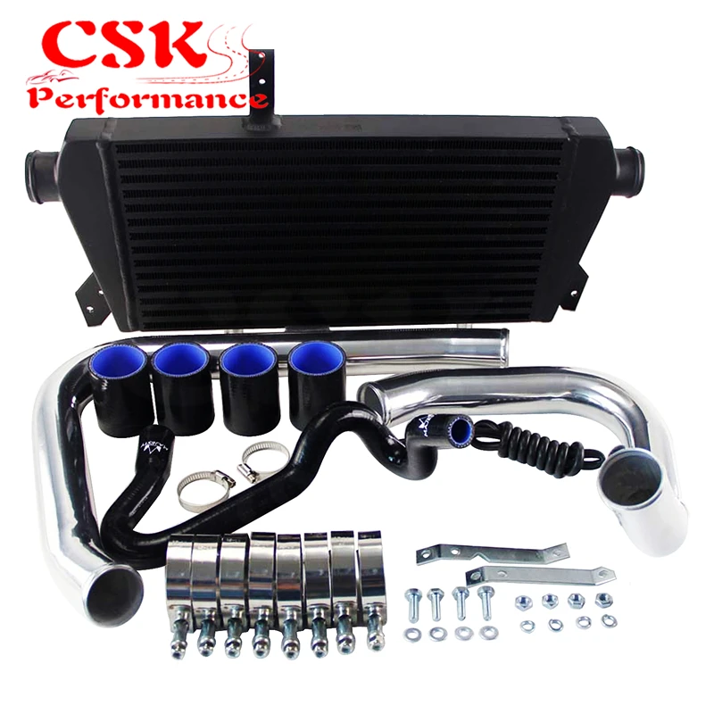 Обновленный интеркуллер FMIC Kit для 96-01 VW Passat Audi A4 B5 1 8 T черный/синий/красный |