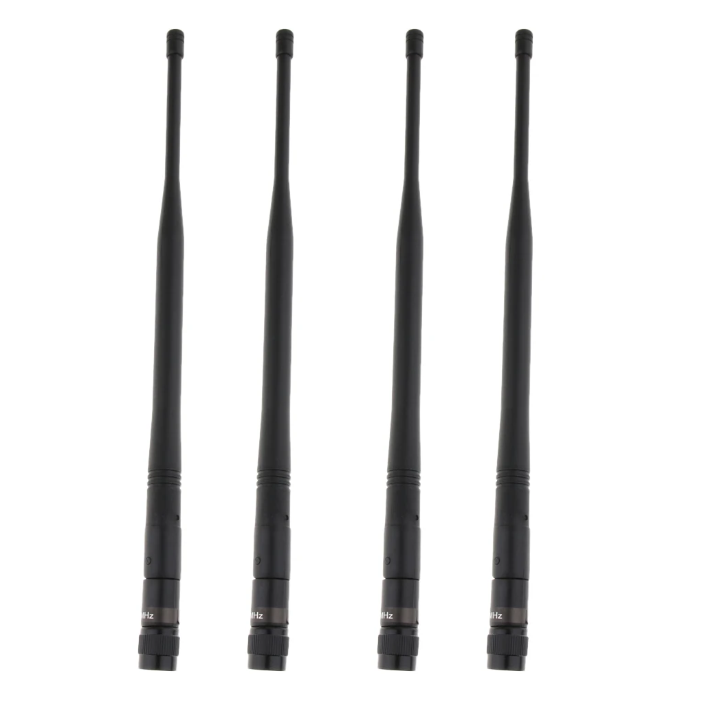 MagiDeal 4x Handheld Wireless Microphone Mic Gain Antenna Stable Signal TNC | Спорт и развлечения