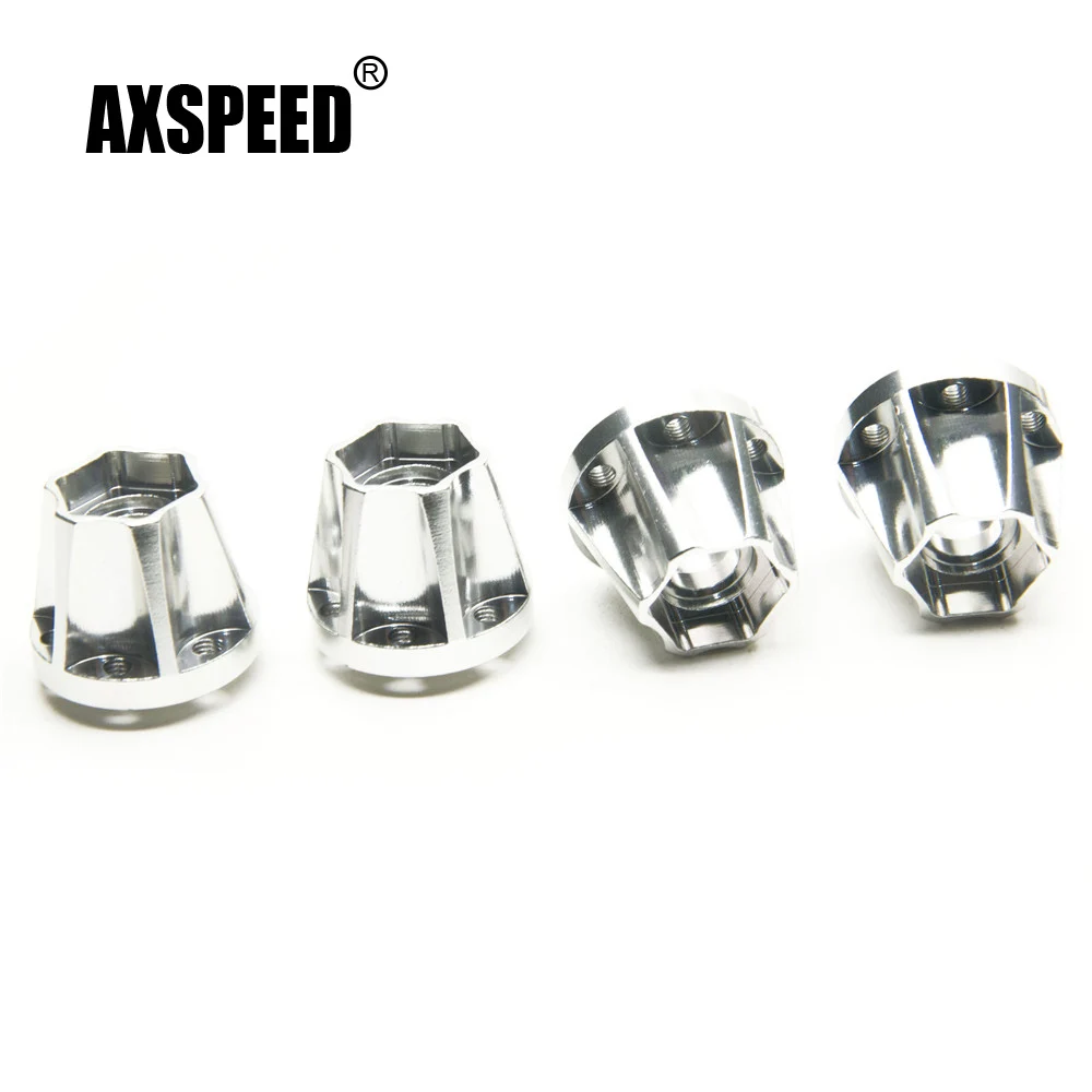 

AXSPEED 4 шт. 1,9 дюймов колёсные диски шестигранные адаптеры 12 мм шестигранник колеса для осевого SCX10 RC 1/10 гусеничного автомобиля