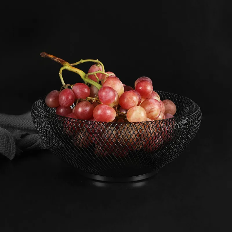 

Креативная корзина для фруктов, органайзер для хранения мусора в гостиную, сливная корзина для фруктов, Современное украшение для дома из н...