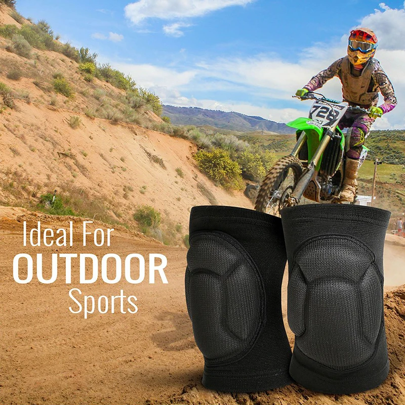 Утолщенные наколенники для фитнеса 1 пара футбольные волейбольные экстремальных