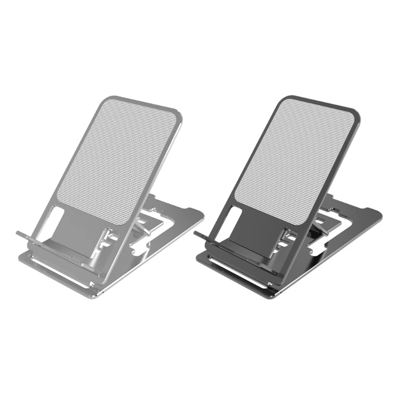 

2022 New Foldable Aluminum Alloy Desktop Phone Tablet Holder Cradle Dock Cell Phone Stand