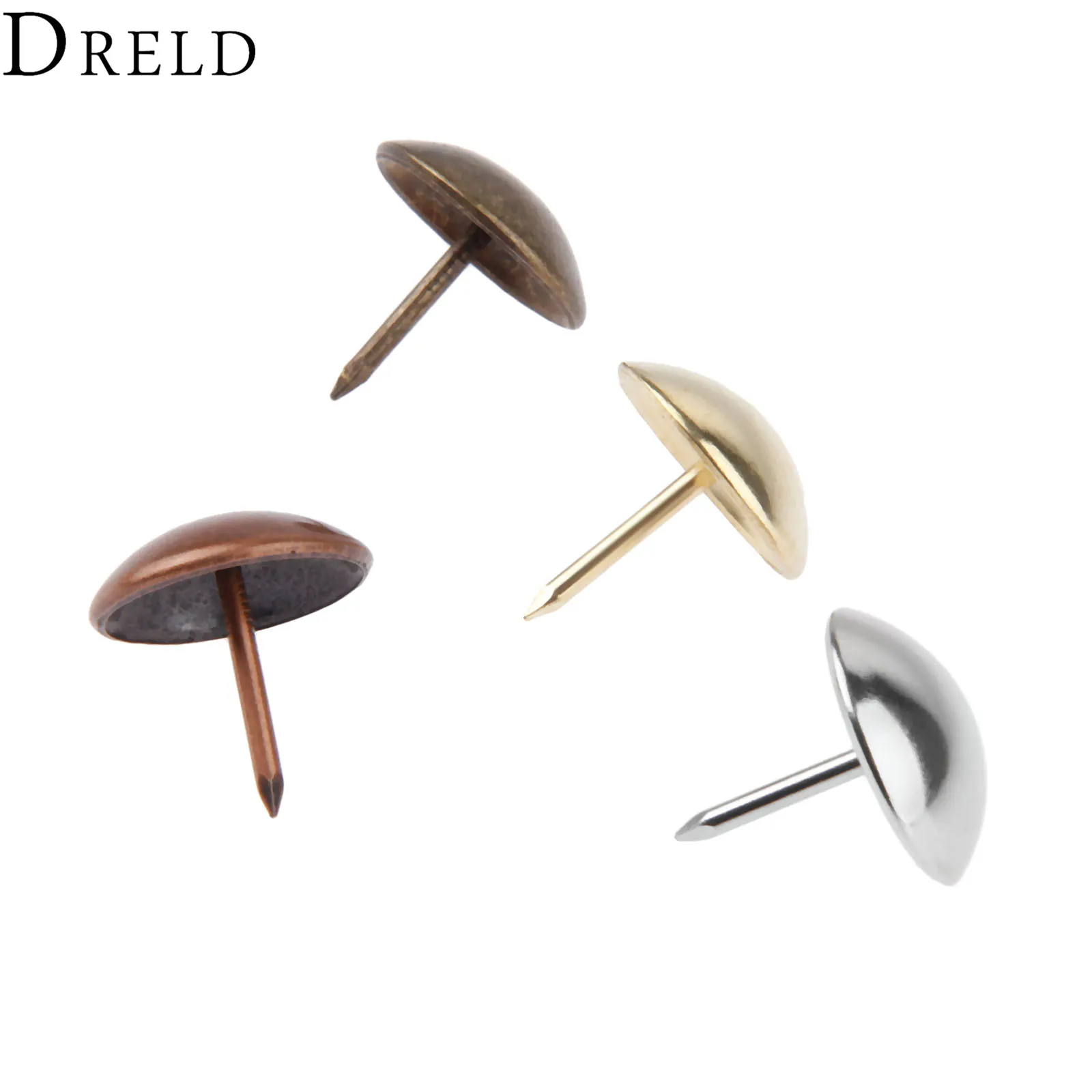 DRELD 20 шт. Винтаж для декоративной обивки ногтей подарочный футляр украшений