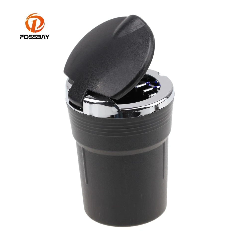 Автомобильные аксессуары POSSBAY сисветодиодный портативная пепельница для