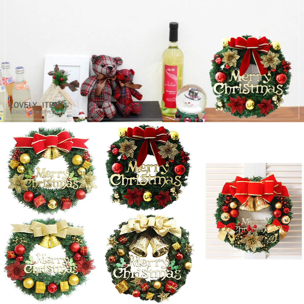 

Wall Christmas Wreath Hanging Decoration For Xmas Party Door Halloween