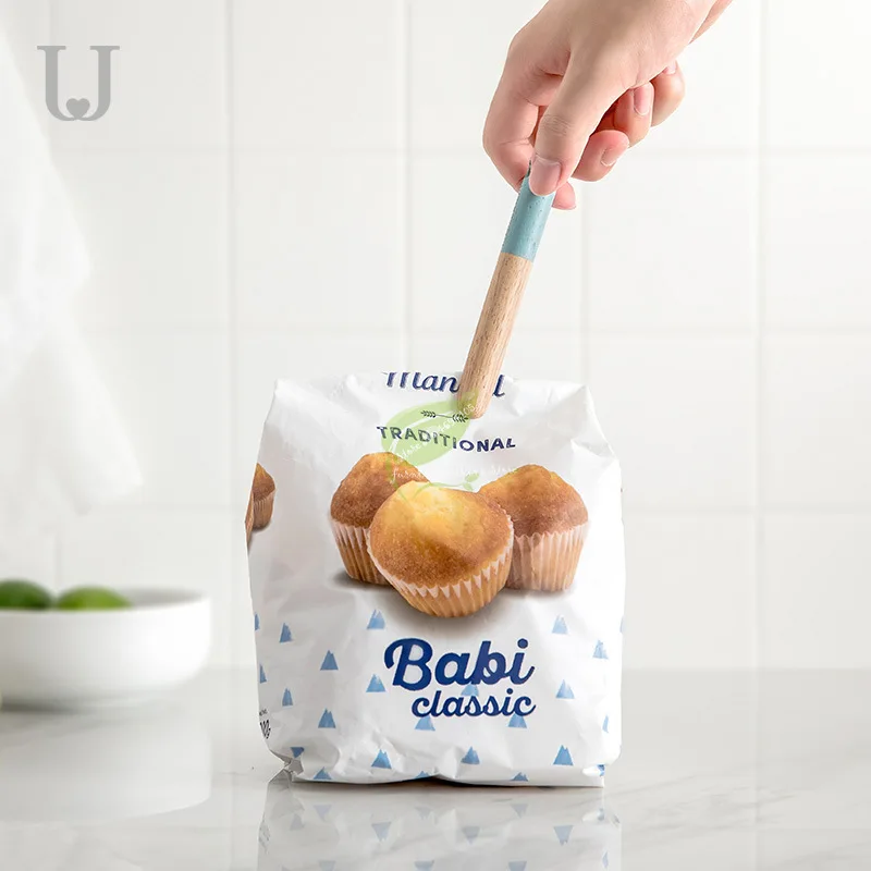 Умный домашний мешок для еды homeSmart зажим резиновый деревянный сохранения влаги