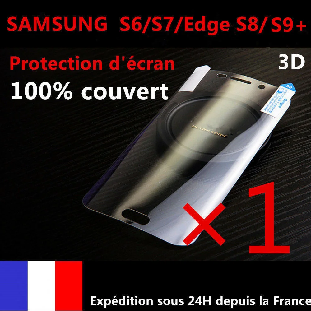 

Film protection cran 3d For Samsung Galaxy S7 8 S9/S10/20/21 Ultra Note 8 9 10 Plus