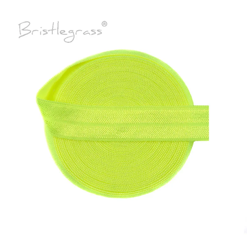 BRISTLEGRASS 5 двор 5/8 &quot15 мм Неон лимонный враг на голову эластичная повязка для головы