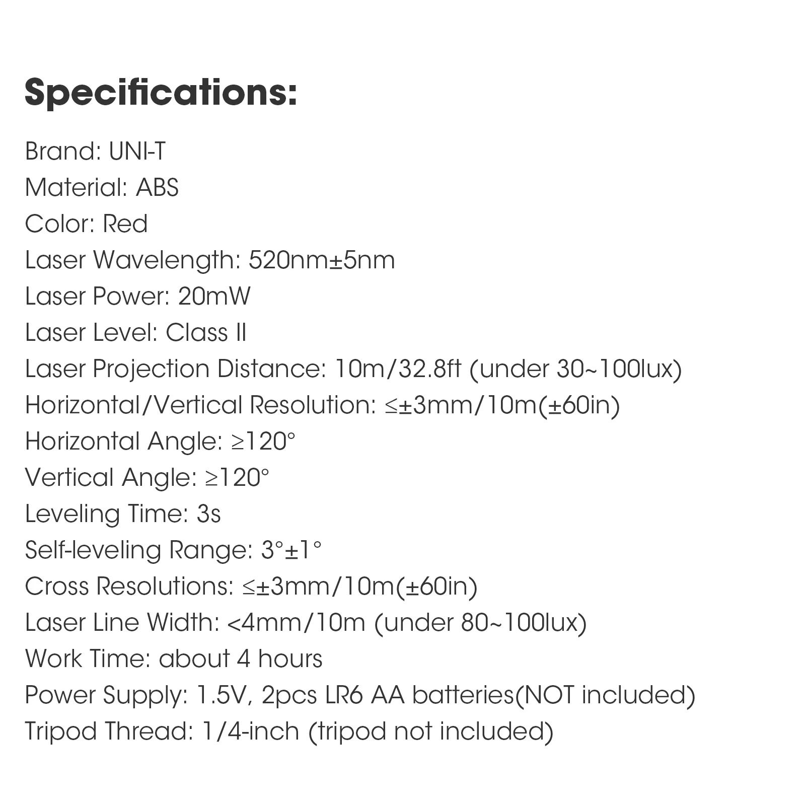 

2 Line Laser Level Meter Self-Leveling 2 Green Beams Horizontal and Vertical Cross Lines Laser Level with Magnetic Mount