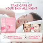 Маска для лица с цветком вишни, маска-крем для сна, одноразовая увлажняющая питательная укрепляющая косметическая маска для лица