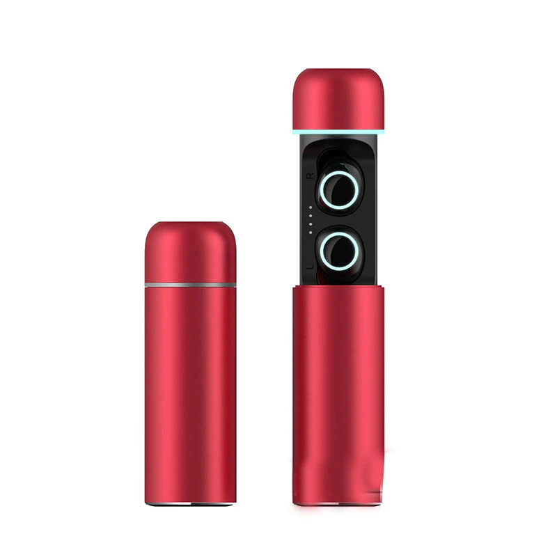 red Bluetooth 5,0 с сенсорным управлением Tws наушники мини беспроводные наушники спортивные наушники с микрофоном Ipx7 водонепроницаемые наушники - Цвет: red