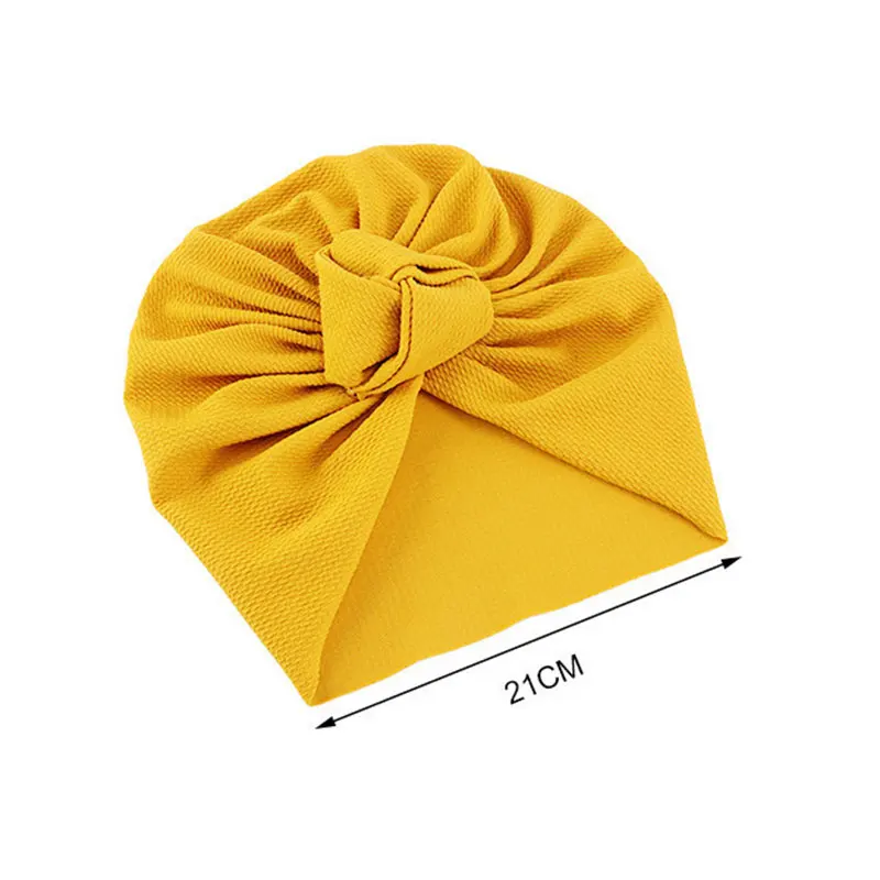 

Decoration Turban Popular Headwear Scarf Hat Women High Elasticity Square Scarf Headband Simple Solid Color Knotted Turban Hat