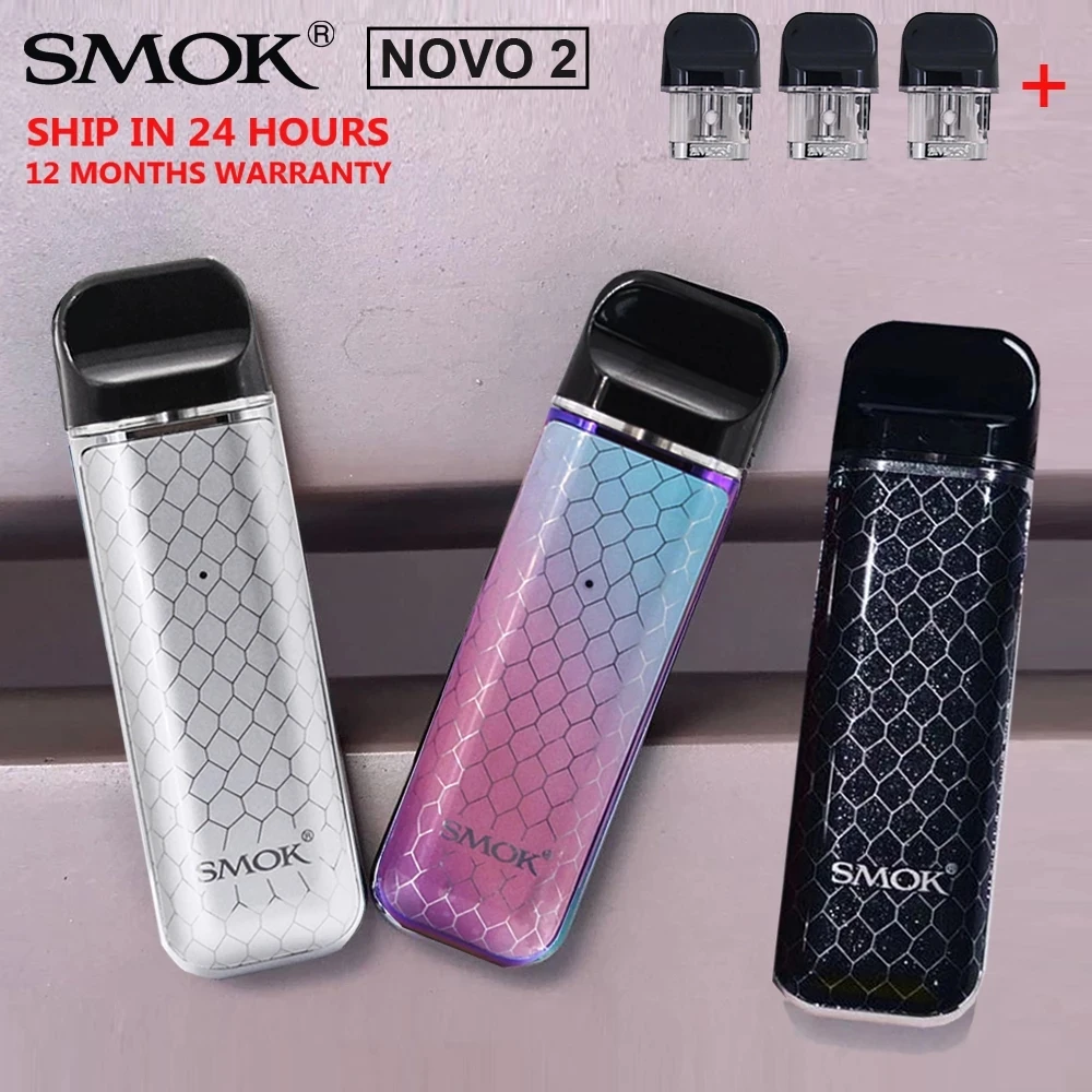 Набор для вейпа SMOK Novo 2 электронная сигарета аккумулятор 800 мАч картридж мл VS 4 Nord |