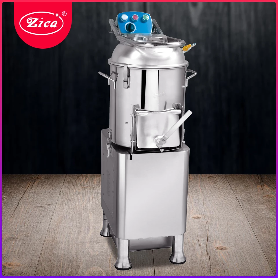 

ZICA ZLP-15 Potato Peeler machine 165kg/h Multi-Functional Potato Peeling and Washer peel potato and wash shells