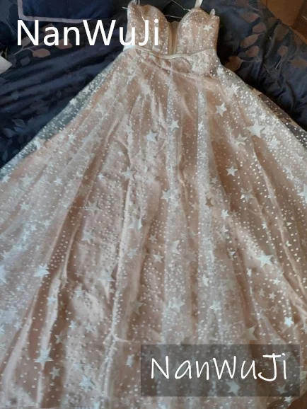 

Sexy V-Neck 3D Appliques Lace Wedding Dress Boho Sleeveless Custom Made Vestido De Novia