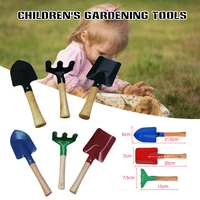 new portable mini shovel with wooden handle multipurpose metal spade practical gardening tools for garden courtyard combination