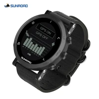 sunroad gps sports digital smart watch with heart rate altimeter compass pedometer running triathlon for men