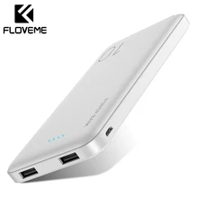 FLOVEME 10000mAh Power Bank For Xiaomi External Battery Portable Charger Double USB Mi Powerbank Poverbank Bateria Externa Movil