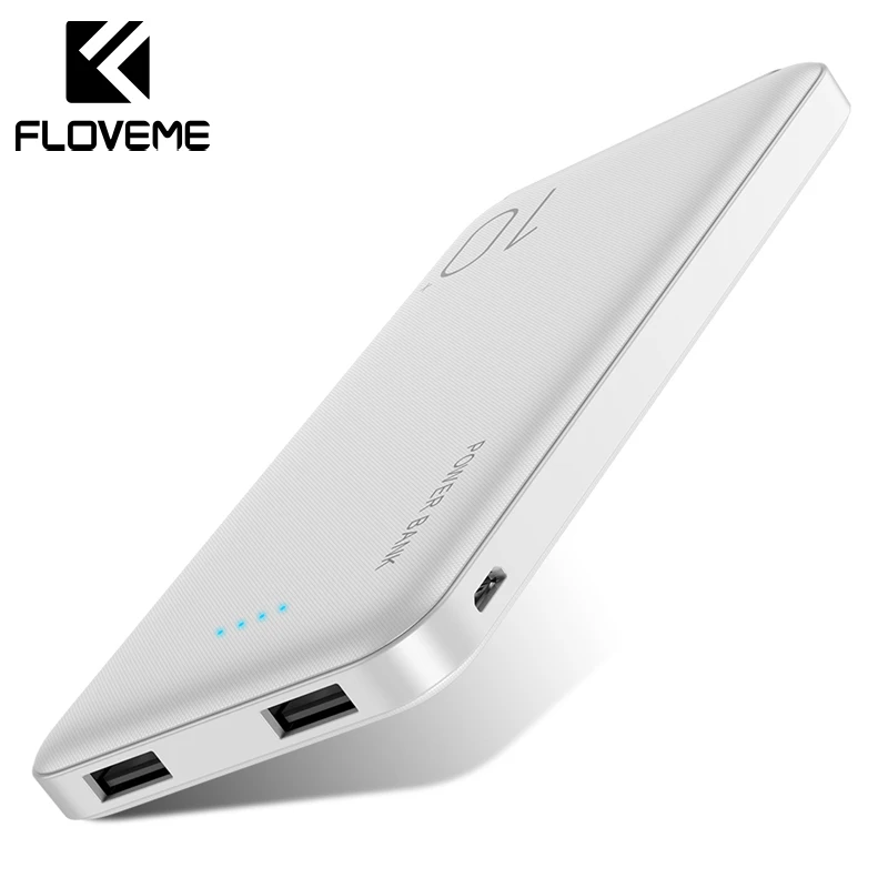 Портативное зарядное устройство FLOVEME 10000мАч USB Type A/ Micro USB|Внешние аккумуляторы| |