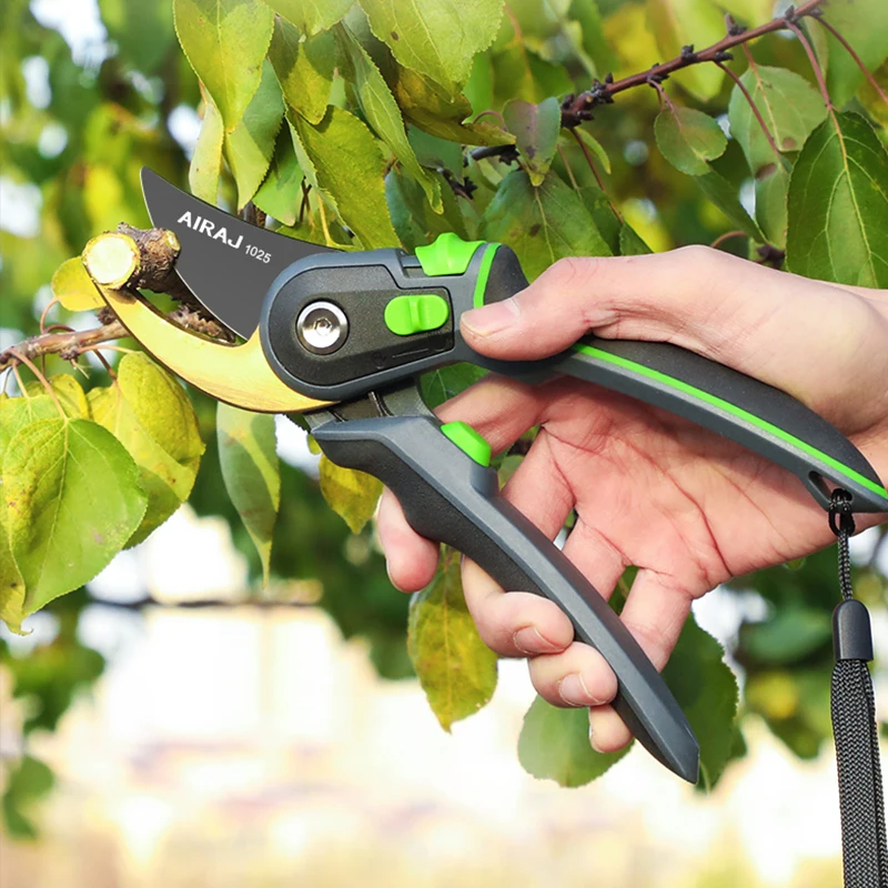 

AIRAJ Pruning Shears Household Large Opening Garden Shears Can Trim 28mm Fruit Tree Flowers Plastic Tube Trimming Tool