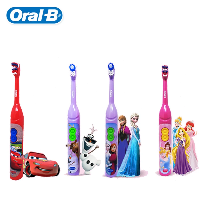 Oral B DB3010 Детская электрическая зубная щетка для детей в возрасте 3 + мягкие щетинки DuPont 7200 раз вращение мин двойная чистая батарея AA Oral B DB3010 Детская электрическая зубная щетка для детей в возрасте 3 + мягкие щетинки DuPont 7200 раз вращение мин двойная чистая батарея AA