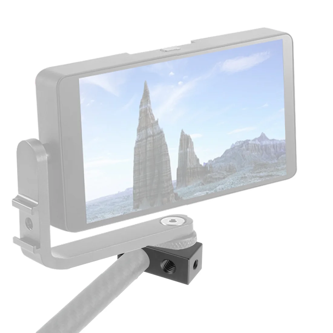 Крепежный блок для камеры 1/4 &quotрезьба 15 мм штанга DSLR Rig поддержка рельсовой