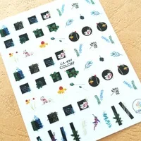Новейшая модель HANYI Дизайн стикеры 3d на ногти nail art в японском стиле наклейки для