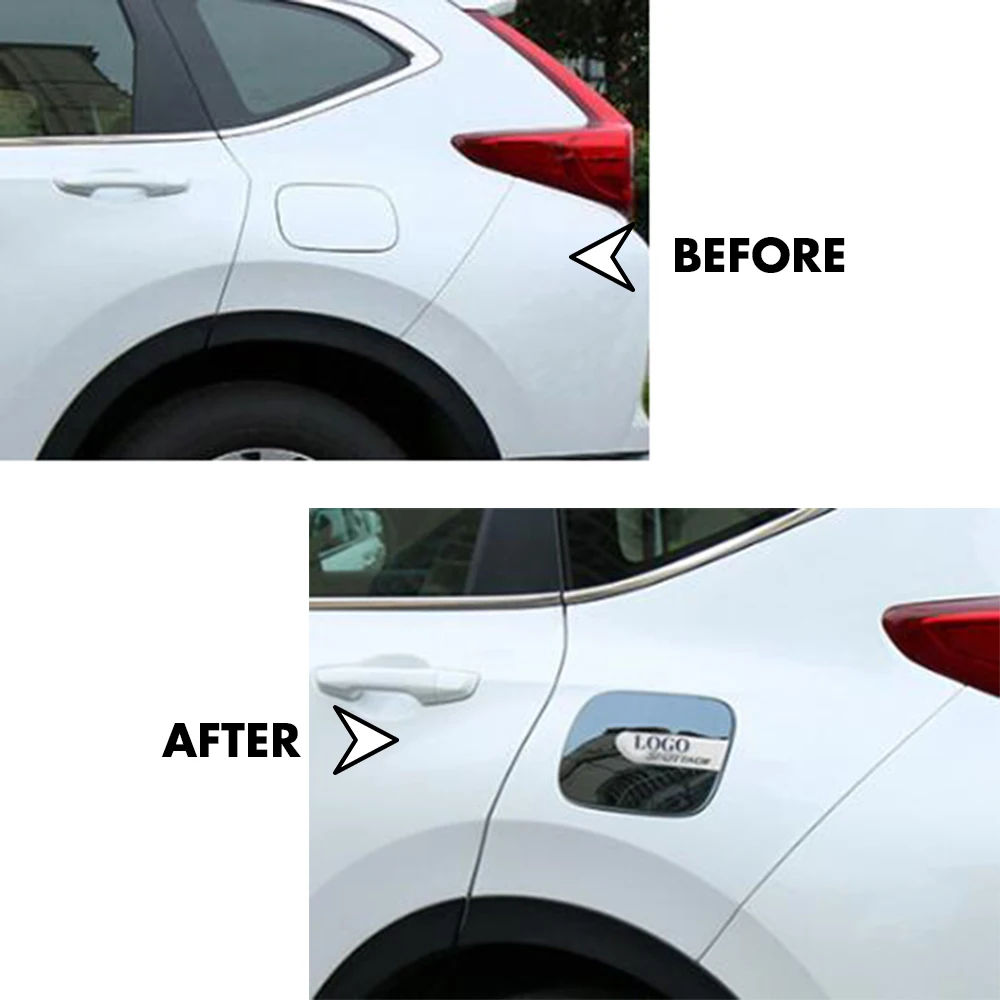 

CAR-STYLING FOR HONDA CR-V CRV 2017 2018 2019 ACCESSORIES FUEL GAS TANK CAP TRIM COVER MOULDING STICKER