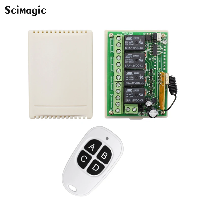 Универсальный беспроводной пульт дистанционного управления 433 МГц 12 в пост. Тока