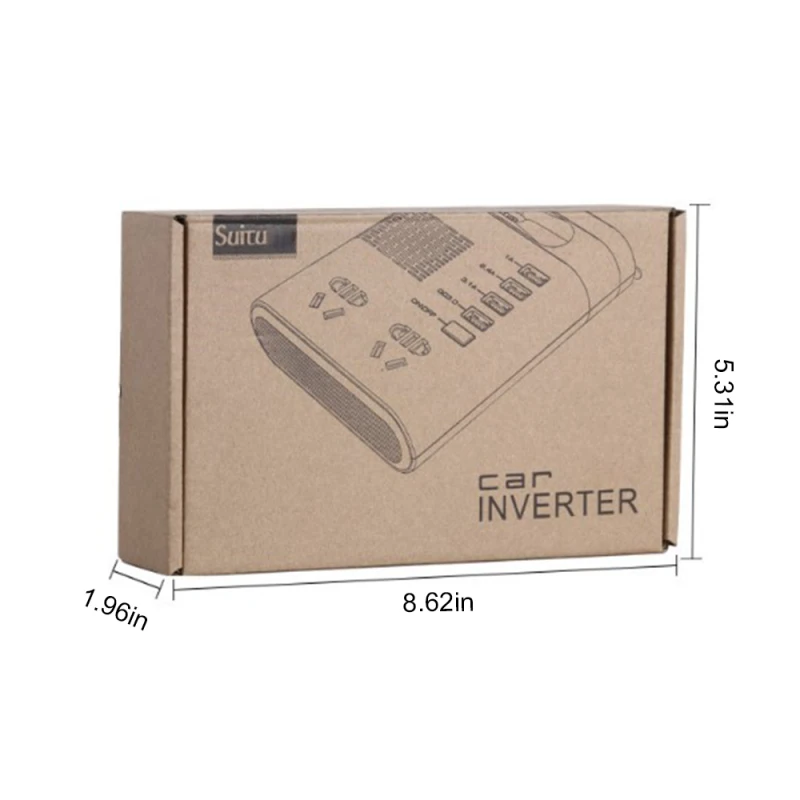 200 Вт автомобильный прикуриватель инвертор постоянного тока 12 В в переменный ток