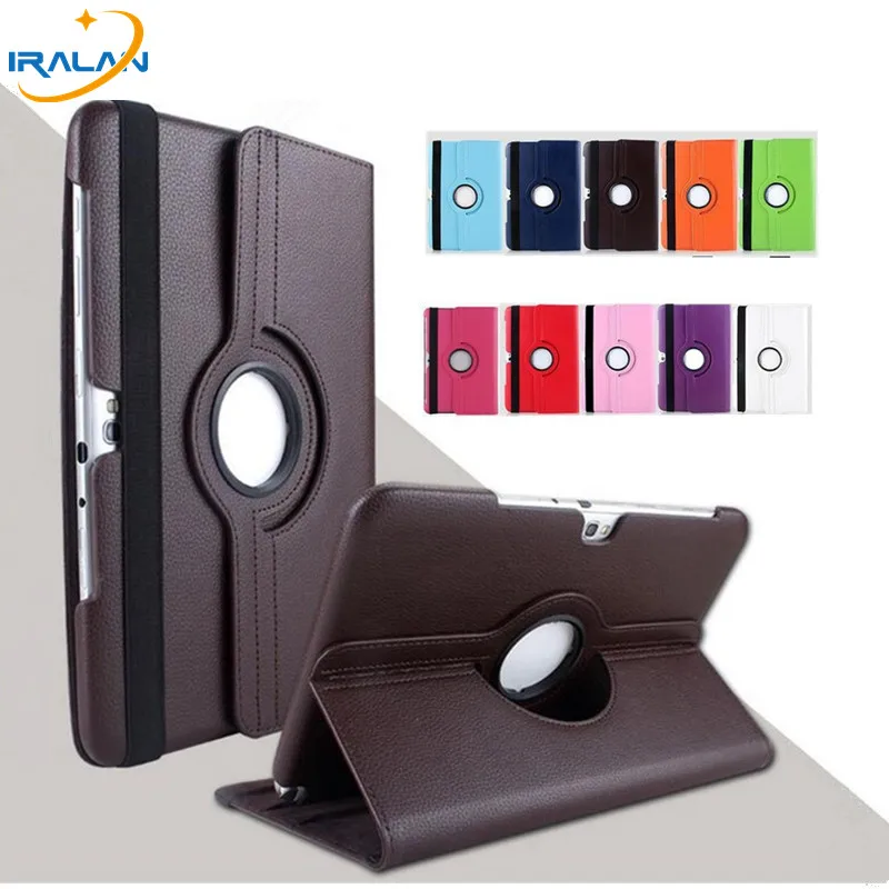 Чехол для планшета Samsung Galaxy Note 10 1 с поворотом на 360 градусов кожаный защитный