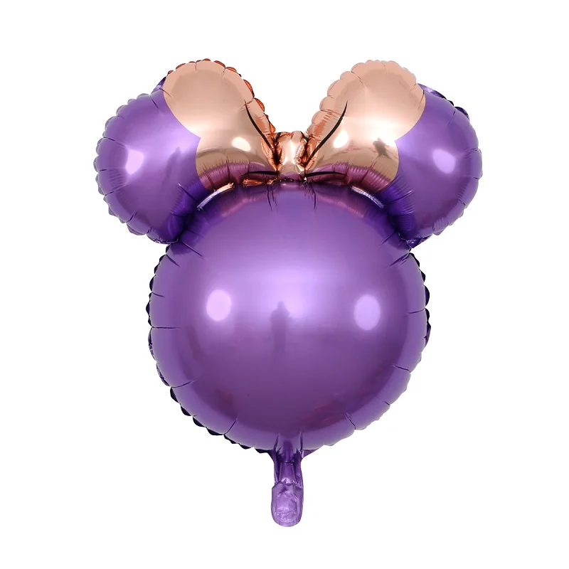 2 шт. 24 дюйма Микки Алюминий Фольга надувные шары Mickey Minnie головка гелий Globos Baby Shower на тему дня рождения вечерние декоративный воздушный шар