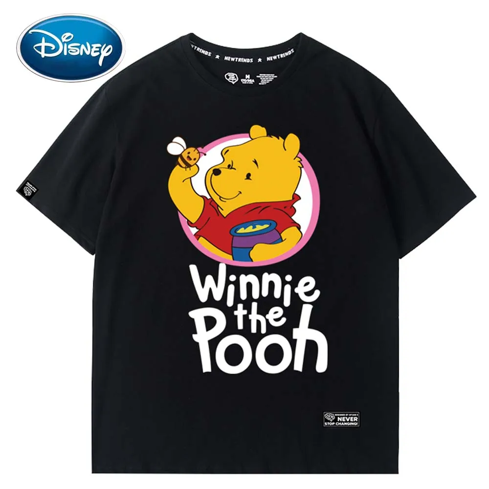 Стильный пуловер с круглым вырезом и надписью Винни Пух 5 цветов|Футболки| |