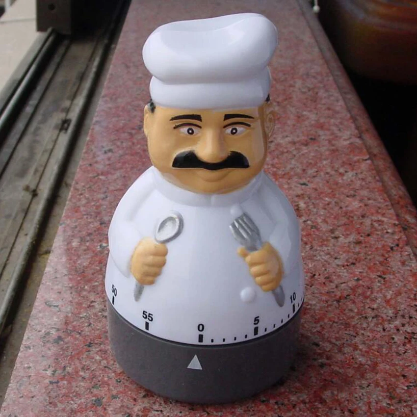 Мультяшные кухонные Таймеры милый шеф-повар напоминание о времени секундомер