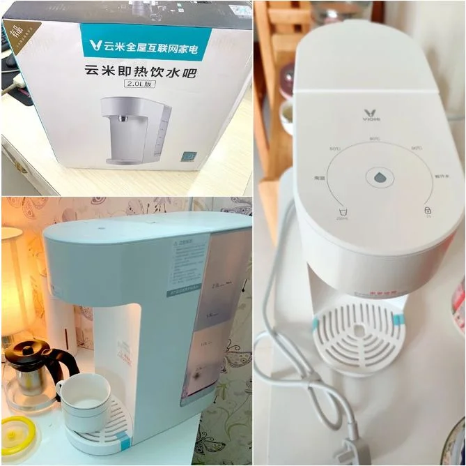 

Water dispenser 1 second is heat 2L large capacity 5 temperature optional Small table water dispenser for home use