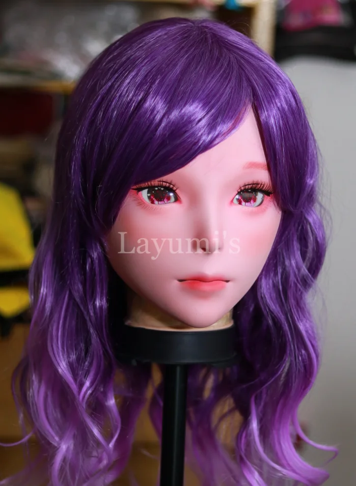 

(JW 23) Carton Anime CG Kigurumi Mask Cosplay Full Head Mask Kigurumi Diffuse Exhibition Crossdresser Halloween Cospaly Mask