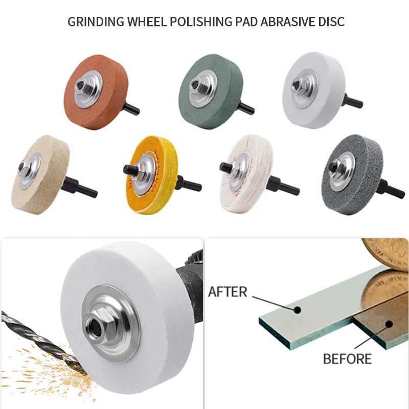 

3inch Grinding Wheel Polishing Pad Abrasive Disc For Metal Grinder Rotary Tool
